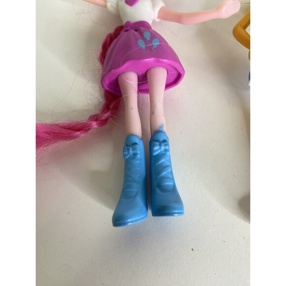 MLP My Little Pony Equestria Girls McDonalds Toy Doll Applejack Pinkie Pie Lot - Picture 6 of 10